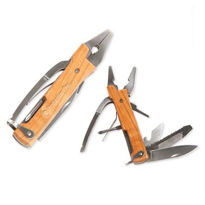 Kikkerland® Wooden Pliers Multi Tool