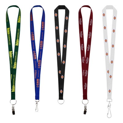 3/4" Screen Printed Lanyard (Factory Direct - 10-12 Weeks Ocean)