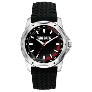 Men's Pedre Turbo Black Rubber Strap Watch