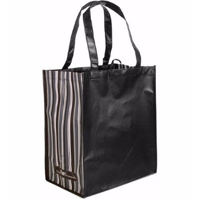 RPET Blank Striped Tote Bag