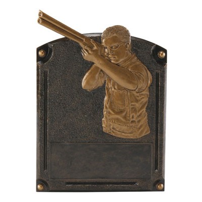 Trap Shooting Legend Fame, 8"X6", Resin