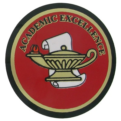 2" Academic Excellence Mylar Medallion Insert Disc