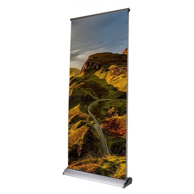 Eagle Wing Double Sided Retractable Banner Stand&90" Graphic