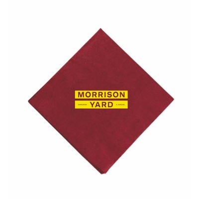 Burgundy Red 3 Ply Beverage Napkins