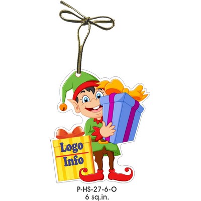 Elf Promotional Ornament (6 Square Inch)