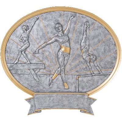 Female Gymnastics Legend Resin Award 8" Tall