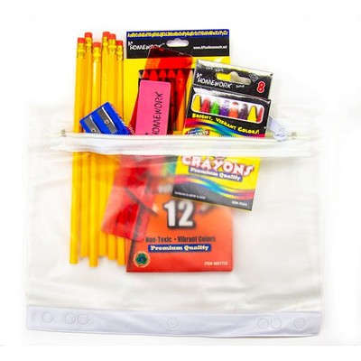 Elementary School Supply Kits - 12 Pieces (Case of 48)