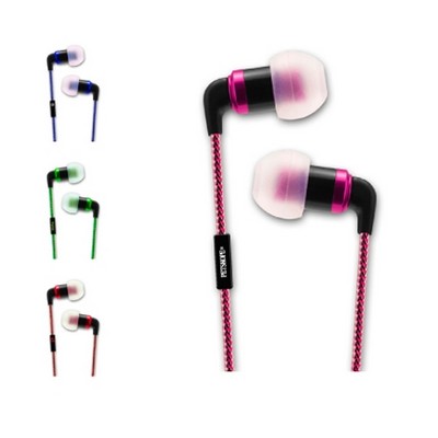 Ultra Mini Stereo Earbuds with In-Line Microphone