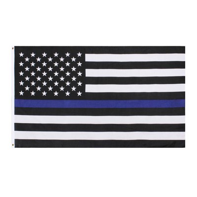 3'x5' Thin Blue Line Flag