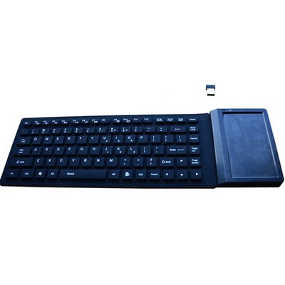 87 Keys Portable Wired Industrial Touch-Screen Silicone Keyboard