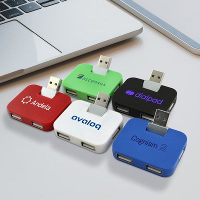 Rectangle 4-Port USB Hub