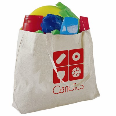 Jumbo Canvas Tote Bag -- Natural Color