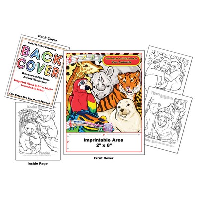 Zoo Animals - Imprintable Coloring Book with Song