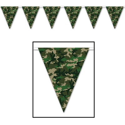 Camo Flag Pennant Banners