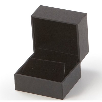 Textured Leatherette Earring Box