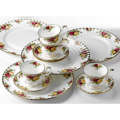 Royal Doulton® Royal Albert Old Country Rose Dishware 4 Place Settings (12 Piece Set)