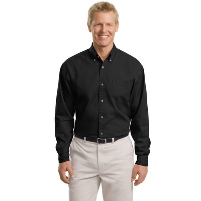 Port Authority® Tall Long Sleeve Twill Shirt