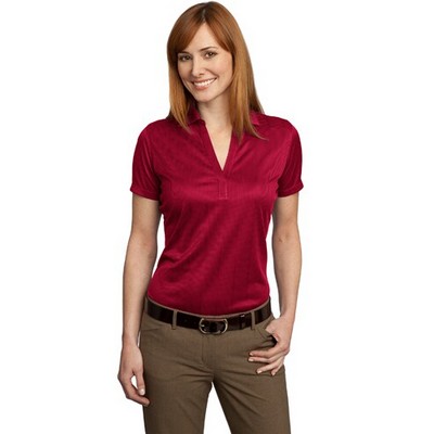 Port Authority® Ladies Performance Fine Jacquard Polo Shirt