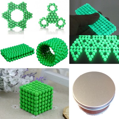 Fluorescence 5 mm Magnet Building Balls (216 pcs)