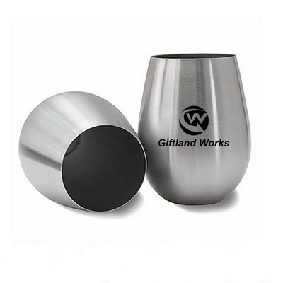 Single Layer Stainless Steel Wine Glass