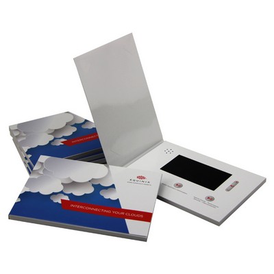 1GB 5 inch LCD A5 Size Bi-fold Video Brochure