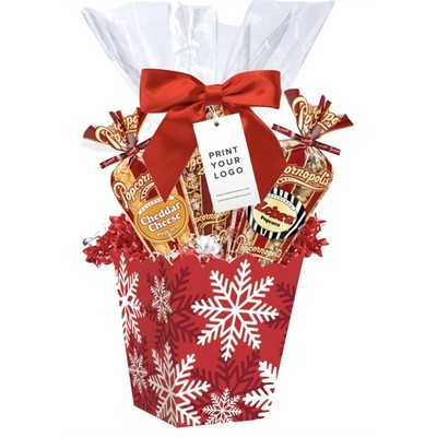 Snowflake Popcorn Basket