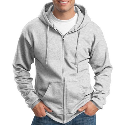 Stylish Full-Zip Hooded Sweatshirt