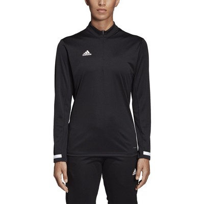 Women's Adidas® Team 19 Long Sleeve 1/4 Zip Shirt