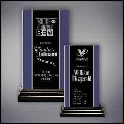 9" Side Stripes Slate Blue/Black Award