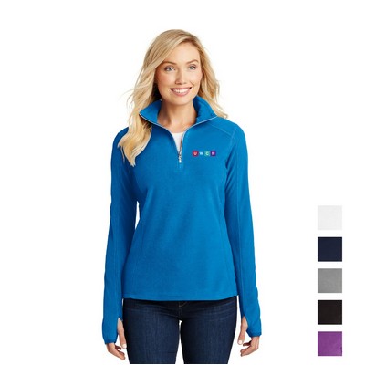 Port Authority® Ladies Microfleece 1/2-Zip Pullover