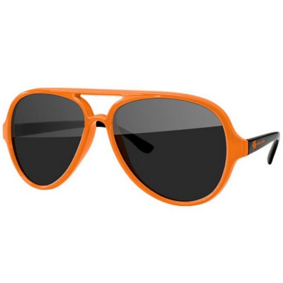 2-Tone Aviator Sport Sunglasses