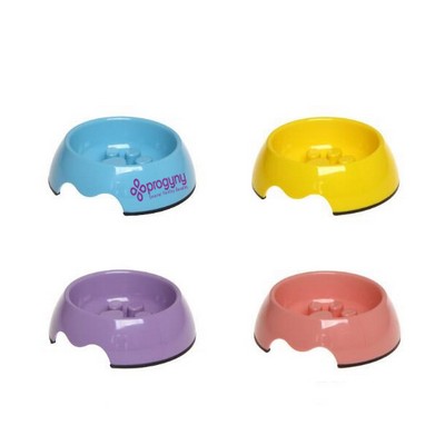 Dog Feeder Slow Eating Pet Bowl