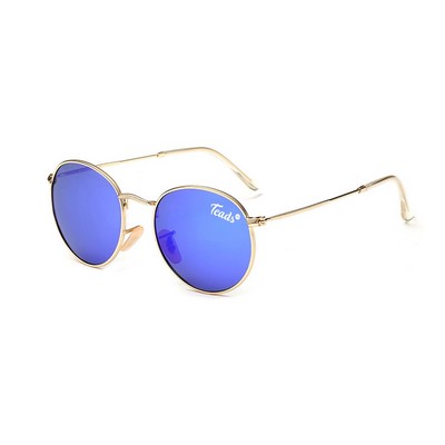 Lennon Inspired Round Mirrored Promotional Sunglasses