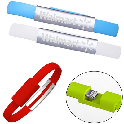 Wristband Shaped Dual Charging Cable