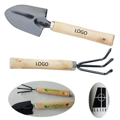 Shovel And Rake 2-Piece Kit Garden Tool Sets