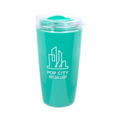 16 oz. Thumb Slide Coffee Tumbler (1 Color Imprint)