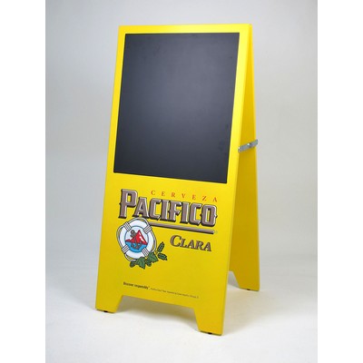 Hinged Sandwich Board Chalk Board Sign