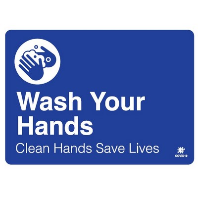 Wash Your Hands COVID-19 Wall and Window Decal Graphic