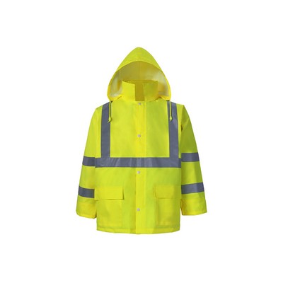 Light Weight High Viz Rain Jacket