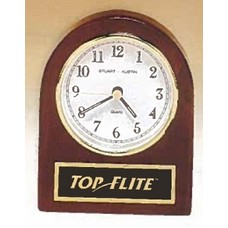 Airflyte® Rosewood Piano-Finish Desk Clock