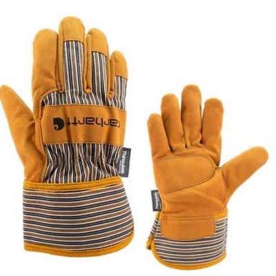 Carhartt® Men's Insulated Duck/Synthetic Suede Safety Cuff Gloves