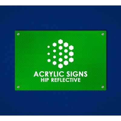 HIP Reflective Acrylic Sign (1ft x 1ft/Sqft)