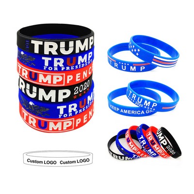 Trump 2020 Election Silicone Bracelet