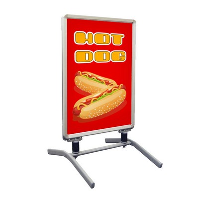 Hot Dog Pre Printed Springster™ L Snap Frame Red