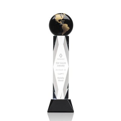 Ripley Globe Award - Optical Black/Gold 16"