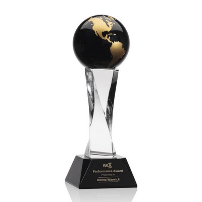 Langport Globe Award - Optical Black/Gold 11½"