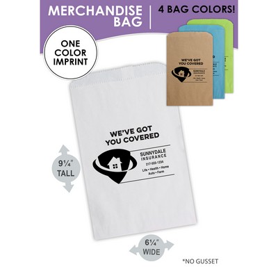 Merchandise Bag With One Color Printing