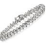 Jilco Inc. 3.00 TWT White Gold Diamond Tennis Bracelet