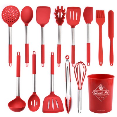 GP72971 14 Pcs Silicone Kitchen Cooking Utensils Tool Set