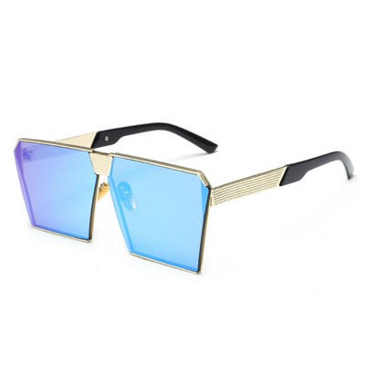 Retro Square Shape Oversized Sunglasses